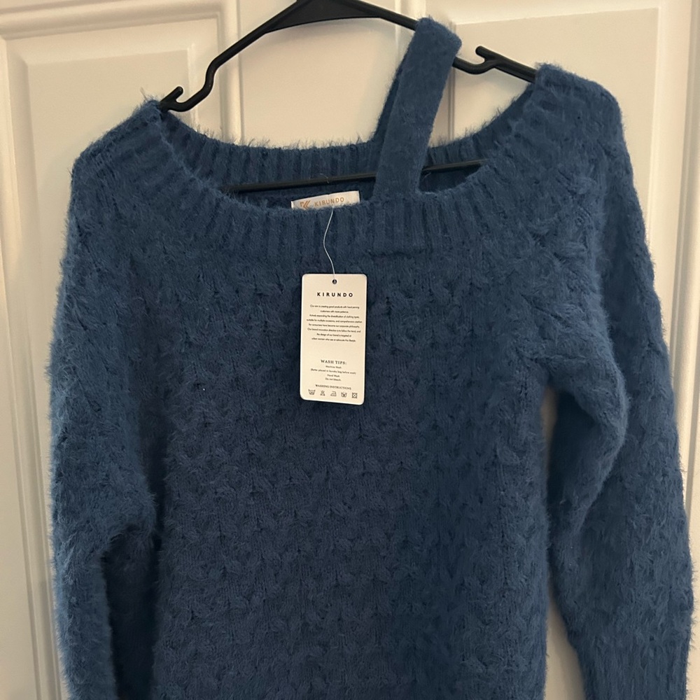 Super soft knit off the shoulder sweater